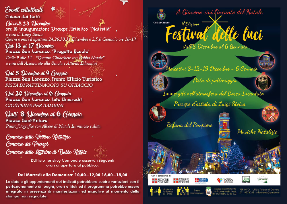 Festival delle luci a Giaveno 2021-1