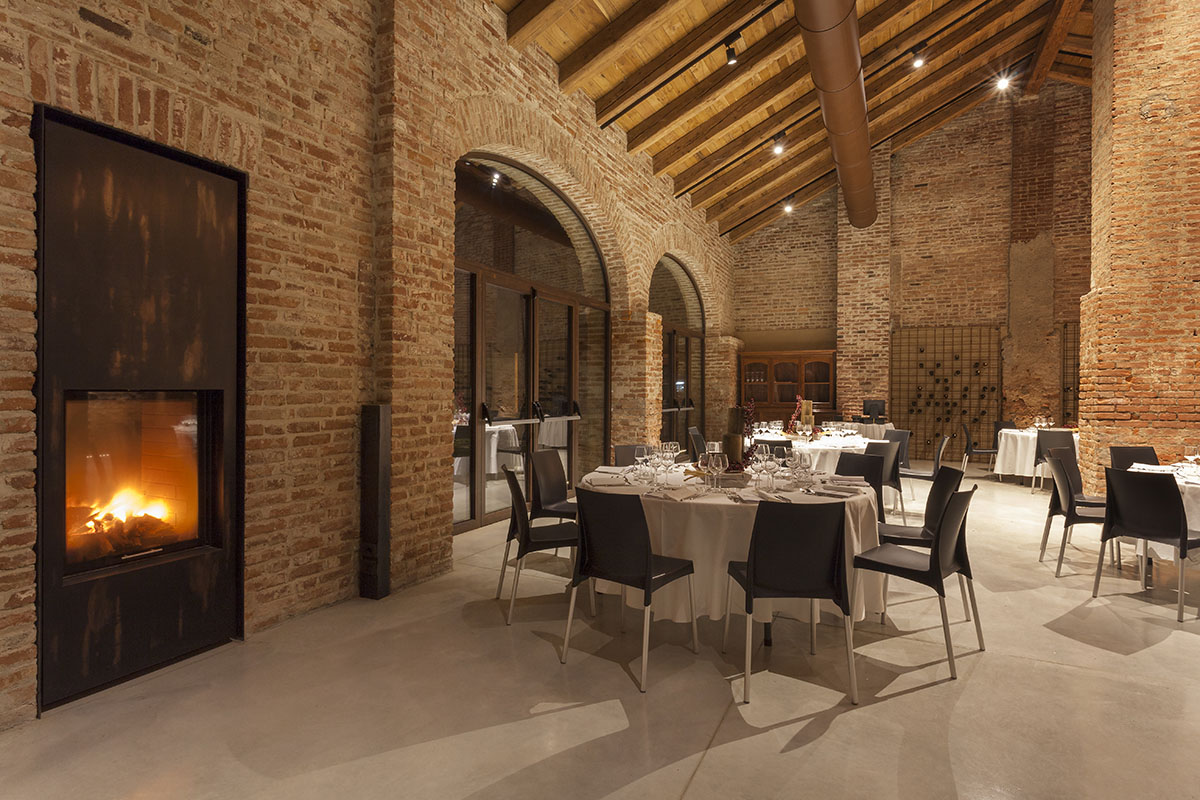 Cascina Ranverso, sala da pranzo