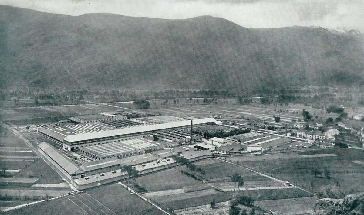 Lo stabilimento della Moncenisio nel 1940